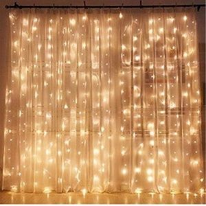 Curtain string lights 300 lights X 3 sets